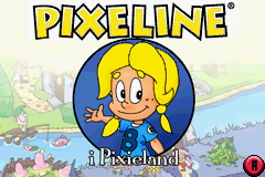 Pixeline i Pixieland Title Screen